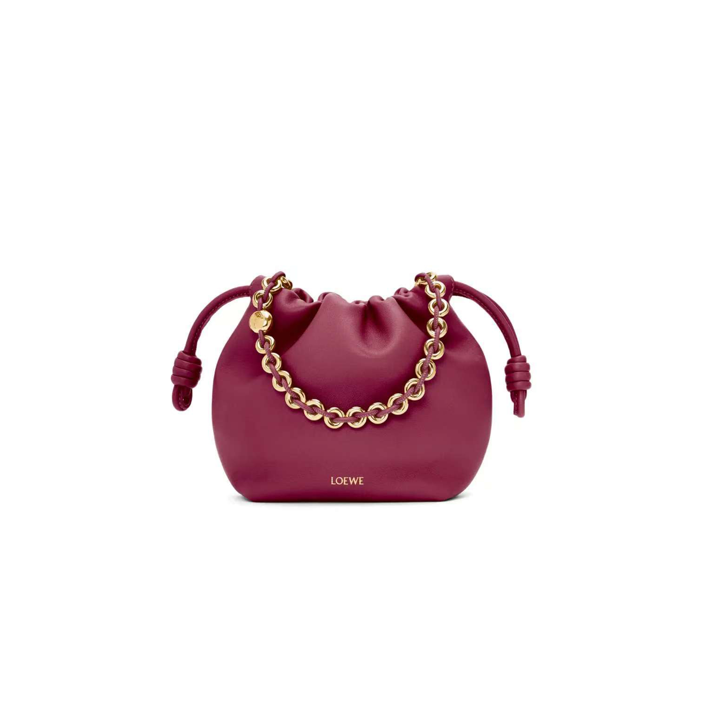 LOEWE MINI FLAMENCO PURSE BAG IN MELLOW NAPPA LAMBSKIN A914CBPX03-1048 (23*17*5.5cm)